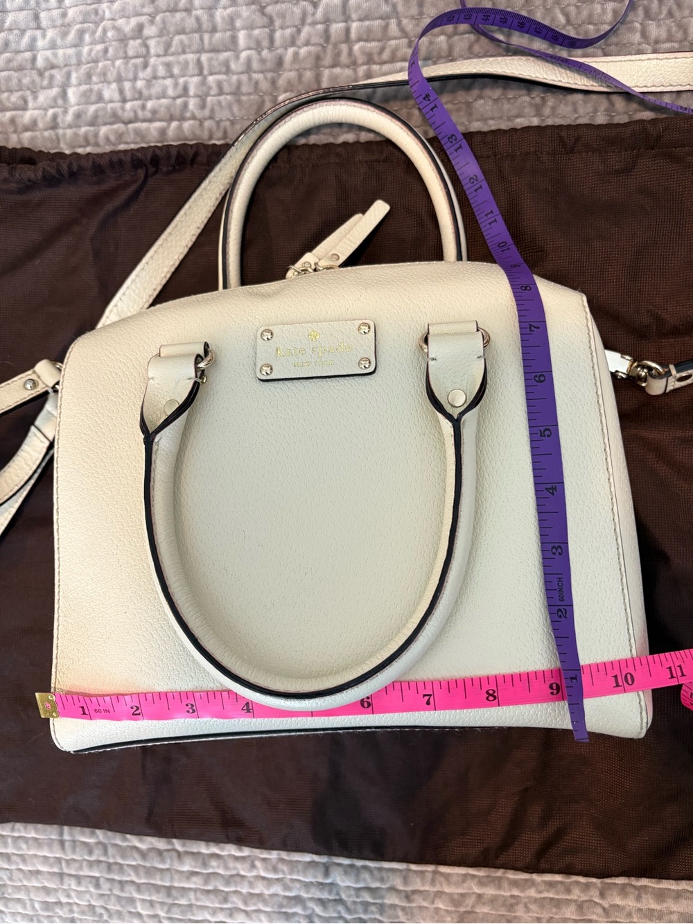 Kate Spade Cream Handbag/Crossbody Bag - Picture 11 of 15